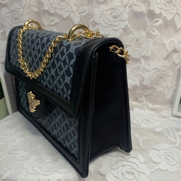 PETA Bags Nwt Calista Peta Approved Vegan Crossbody Gold Chain